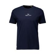 Stijlvolle Donkerblauwe T-Shirt met Regular Fit Ralph Lauren , Blue , ...