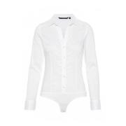 Klassieke Witte Lange Mouw Shirt Vero Moda , White , Dames