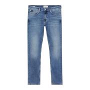 Blauwe Jeans met Ritssluiting en Knoopsluiting Calvin Klein Jeans , Bl...