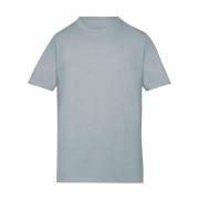Grijze Four-Point Logo Katoenen T-Shirt Maison Margiela , Gray , Heren