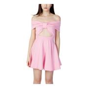 Roze Jurk met Ritssluiting Aniye By , Pink , Dames