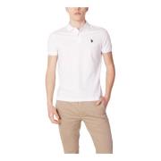 Klassiek Wit Poloshirt U.s. Polo Assn. , White , Heren