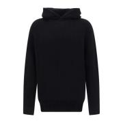 Forister Gebreide Hoodie voor Heren Burberry , Black , Heren