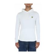 Witte Print Hoodie Lyle & Scott , White , Heren