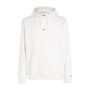 Witte Hoodie voor Heren Tommy Jeans , White , Heren