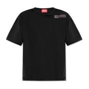 T-Boxt T-shirt met logo Diesel , Black , Heren