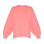 Sweatshirt met logo Moncler , Pink , Dames