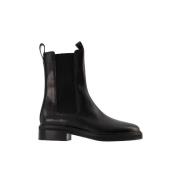 Leather boots aeyde , Black , Dames