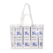 EKD Label shopper tas Burberry , White , Unisex