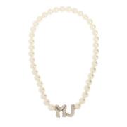 Ketting met logo Marc Jacobs , White , Dames