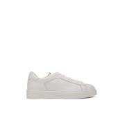 Leren Heren Sneakers Doucal's , White , Heren