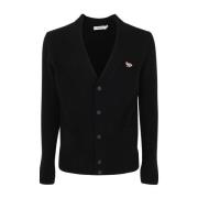 Cardigans Maison Kitsuné , Black , Heren