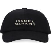 Stijlvol Logo Baseball Cap Isabel Marant , Black , Dames