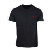 T-Shirts Ralph Lauren , Black , Heren