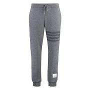 Gestreepte Virgin Wool Track Pants Thom Browne , Gray , Heren