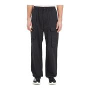 Nylon Cargo Broek Y-3 , Black , Heren