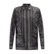 Zijden shirt Versace , Black , Dames