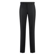 Klassieke broek van zuivere wol Versace , Black , Heren