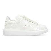 Sneakers van lakleer met dikke zool Alexander McQueen , White , Dames