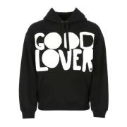 Zwarte Good Lover Sweatshirt Valentino , Black , Heren