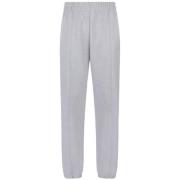 Grijze Logo Sweatpants Gcds , Gray , Heren