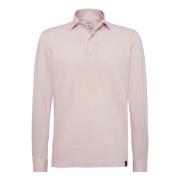 Japanse Jersey Polo Shirt Boggi Milano , Pink , Heren