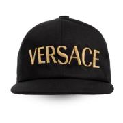 Baseball cap with logo Versace , Black , Heren