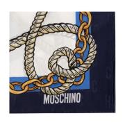Bedrukte zijden sjaal Moschino , Multicolor , Dames
