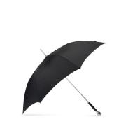 Paraplu met schedelhandvat Alexander McQueen , Black , Heren