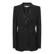 Iconische Aansluitende Jas Stella McCartney , Black , Dames