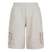 Dirty White Gyps Trip Short Jersey 44 Label Group , White , Heren