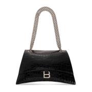 Crush Medium schoudertas Balenciaga , Black , Dames