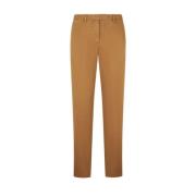 Stretch katoenen chino broek Boglioli , Beige , Dames