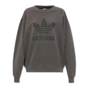 Sweatshirt met logo Adidas Originals , Gray , Dames