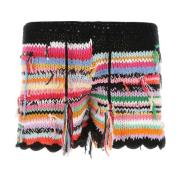 Gehaakte shorts in multicolor Cavia , Multicolor , Dames