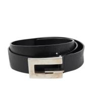 Pre-owned Leather belts Gucci Vintage , Black , Dames