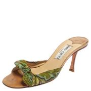 Pre-owned Satin sandals Jimmy Choo Pre-owned , Multicolor , Dames