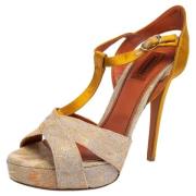 Pre-owned Satin sandals Missoni Pre-owned , Multicolor , Dames