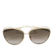 Pre-owned Acetate sunglasses Dior Vintage , White , Dames