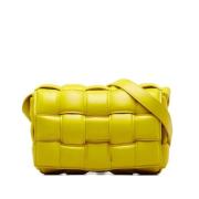 Pre-owned Leather crossbody-bags Bottega Veneta Vintage , Yellow , Dam...