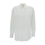 Witte Aspic Katoenen Overhemd Antonelli Firenze , White , Dames