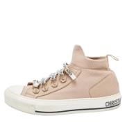 Pre-owned Leather sneakers Dior Vintage , Pink , Dames