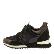 Pre-owned Coated canvas sneakers Louis Vuitton Vintage , Brown , Dames
