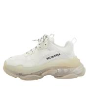 Pre-owned Mesh sneakers Balenciaga Vintage , White , Dames