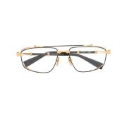 Klassiek Zwart Optisch Frame Balmain , Black , Dames