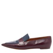 Pre-owned Leather flats Celine Vintage , Red , Dames