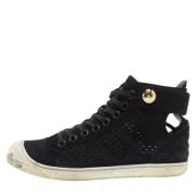 Pre-owned Rubber sneakers Louis Vuitton Vintage , Black , Dames