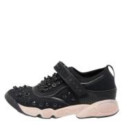 Pre-owned Fabric sneakers Dior Vintage , Black , Dames