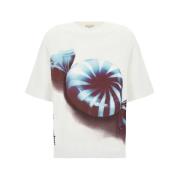 Klassiek T-Shirt Jil Sander , White , Dames