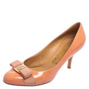 Pre-owned Leather heels Salvatore Ferragamo Pre-owned , Pink , Dames